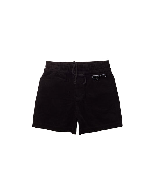 Black Cord Shorts