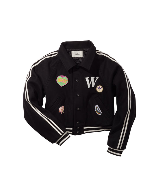 Black Wahine UniVarsity Jacket
